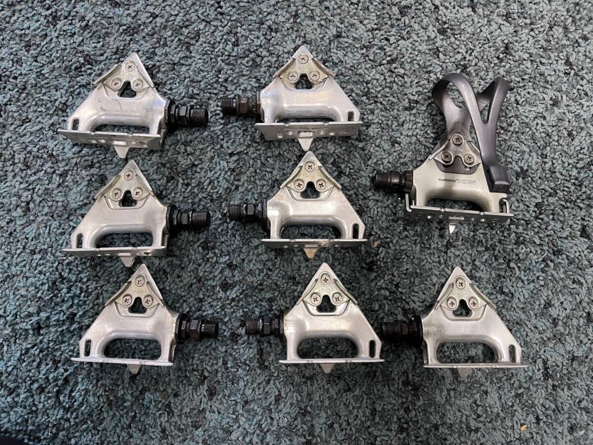 ■■SHIMANO シマノ ペダル PD-550 3セット 右1 105右1■■