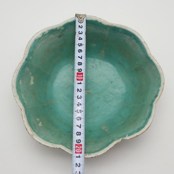 Ci7503 粉彩 絵皿 鶏 中鉢 直径約21cm 朝鮮美術 中国 古玩 古美術 年代物 古道具_画像9