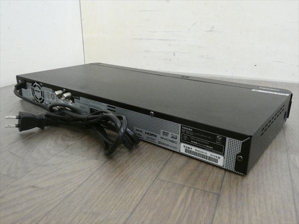 500GB☆16年☆東芝/REGZA☆HDDBDレコーダー☆DBR-W507☆リモコン付☆2番組同時録畫☆3D対応機 管CX35597