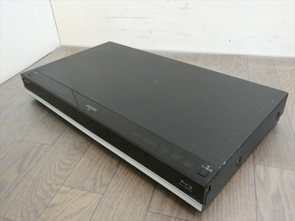 500GB☆15年☆シャープ/SHARP/AQUOS☆HDD/BDレコーダー☆BD-W570☆リモコン付☆2番組同時録畫☆3D対応機 管SA8819