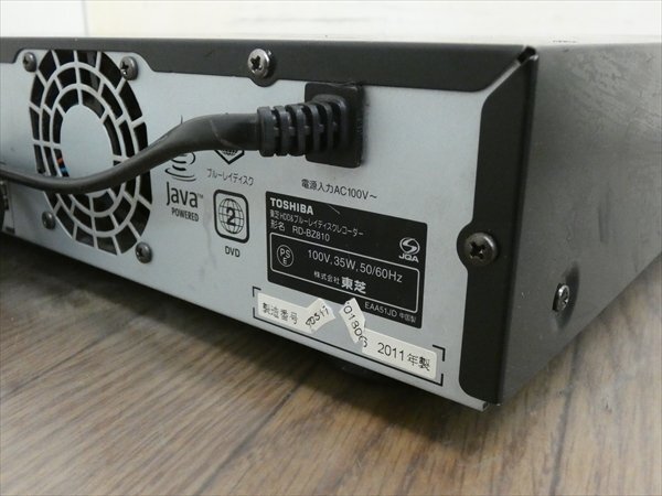1TB☆11年☆東芝/REGZA☆HDD/BDレコーダー☆RD-BZ810☆リモコン付☆2番組同時(shí)録畫☆3D対応機(jī) 管CX35643