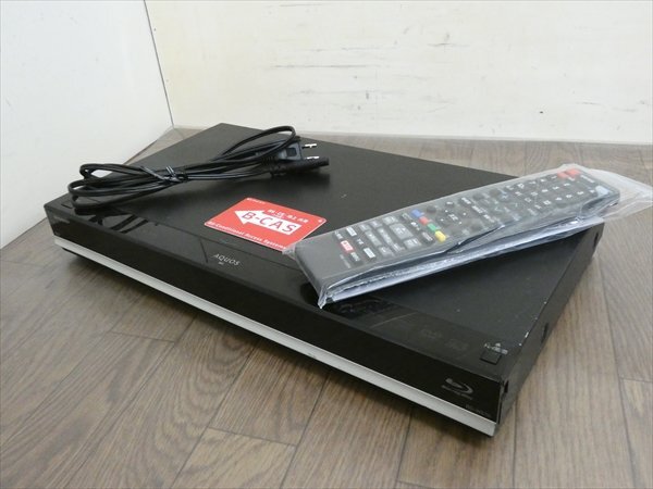 500GB☆15年☆シャープ/SHARP/AQUOS☆HDD/BDレコーダー☆BD-W570☆リモコン付☆2番組同時録畫☆3D対応機 管SA8819