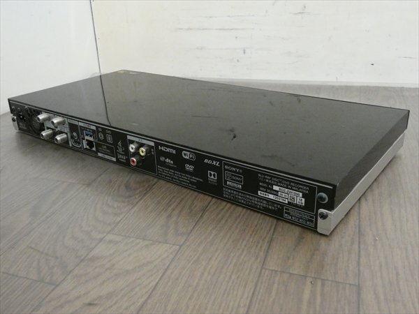 1TB☆18年☆ソニー/SONY☆HDD/BDレコーダー☆BDZ-ZW1500☆リモコン付☆2番組同時録畫 管CX35600