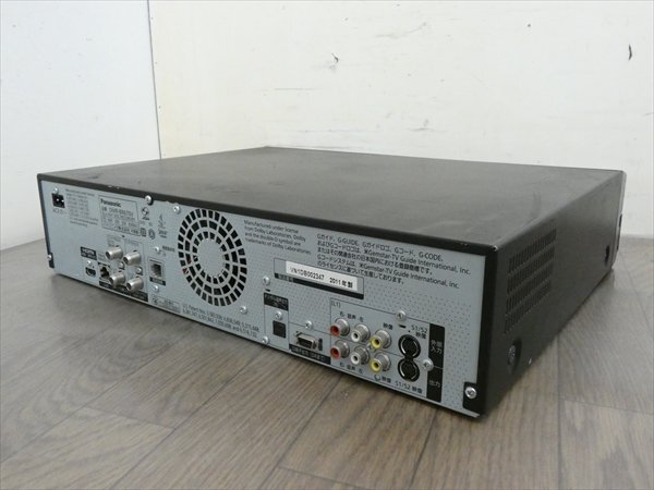 11年☆パナソニック/DIGA☆HDD/VHS一體型BDレコーダー☆DMR-BR670V☆リモコン付 管CX35580