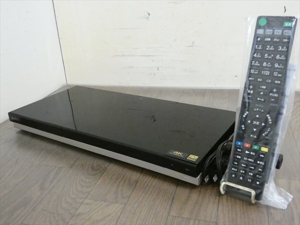 1TB☆18年☆ソニー/SONY☆HDD/BDレコーダー☆BDZ-ZW1500☆リモコン付☆2番組同時録畫 管CX35600