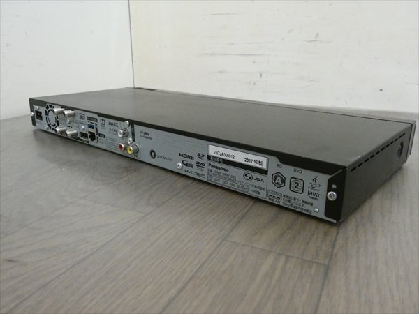 1TB☆17年☆パナソニック/DIGA☆HDD/BDレコーダー☆DMR-BRW1020☆リモコン付☆2番組同時(shí)録畫☆3D対応機(jī) 管CX35500