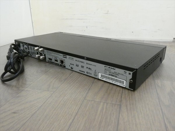 1TB☆18年☆FUNAI/フナイ☆HDD/BDレコーダー☆FBR-HW1010☆2番組同時録畫☆3D対応機 管CX35555