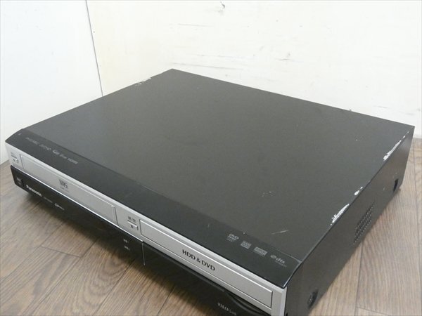 パナソニック/DIGA☆HDD/DVD/VHSレコーダー☆DMR-XW200V☆リモコン付 管CX35618