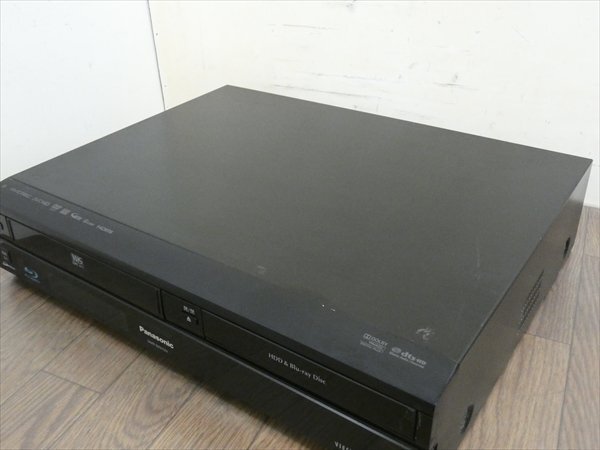 10年☆パナソニック/DIGA☆HDD/VHS一體型BDレコーダー☆DMR-BR670V☆リモコン付 管CX35617
