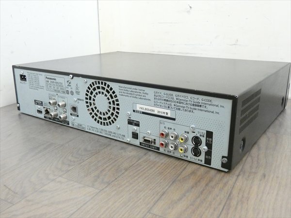 10年☆パナソニック/DIGA☆HDD/VHS一體型BDレコーダー☆DMR-BR670V☆リモコン付 管CX35617