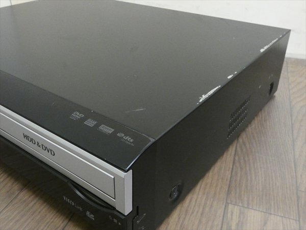 パナソニック/DIGA☆HDD/DVD/VHSレコーダー☆DMR-XW200V☆リモコン付 管CX35618