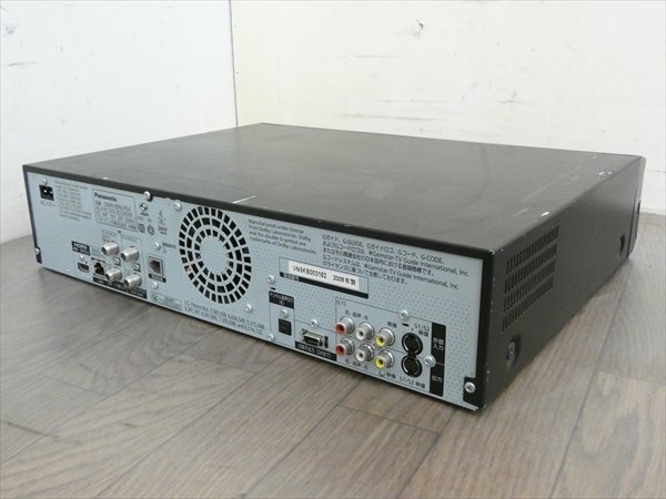 パナソニック/DIGA☆HDD/VHS一體型BDレコーダー☆DMR-BR670V☆リモコン付 管CX35619