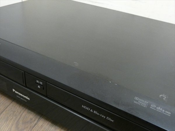 10年☆パナソニック/DIGA☆HDD/VHS一體型BDレコーダー☆DMR-BR670V☆リモコン付 管CX35617