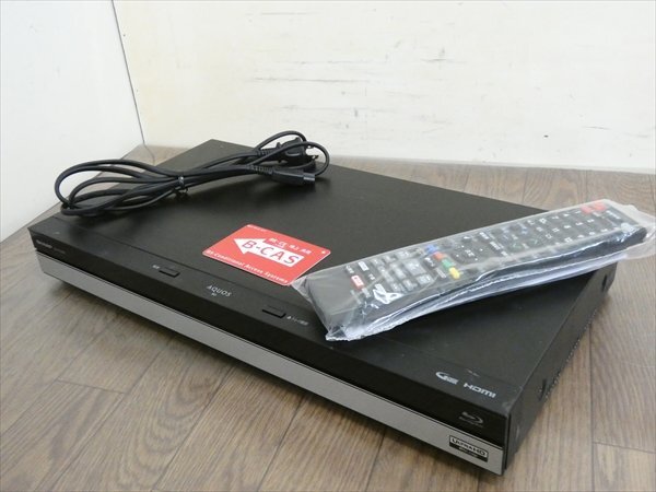 2TB☆18年☆シャープ/SHARP/AQUOS☆HDD/BDレコーダー☆BD-UT2200☆リモコン付☆3番組同時録畫☆3D対応機(jī) 管SA8833