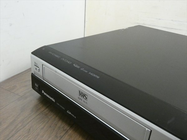 パナソニック/DIGA☆HDD/DVD/VHSレコーダー☆DMR-XW200V☆リモコン付 管CX35618