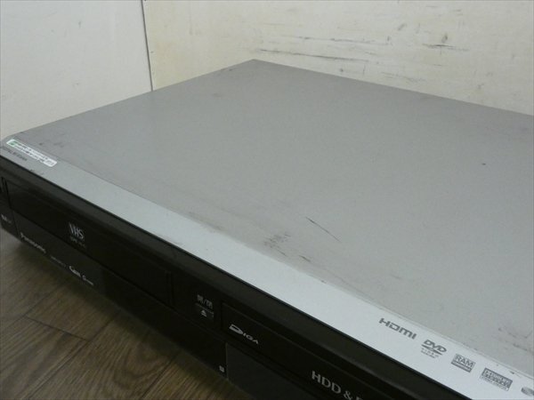 パナソニック/DIGA☆HDD/DVDレコーダー/VHS☆DMR-XP21V☆リモコン付 管CX35616