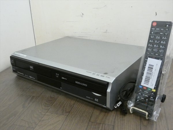 パナソニック/DIGA☆HDD/DVDレコーダー/VHS☆DMR-XP21V☆リモコン付 管CX35615