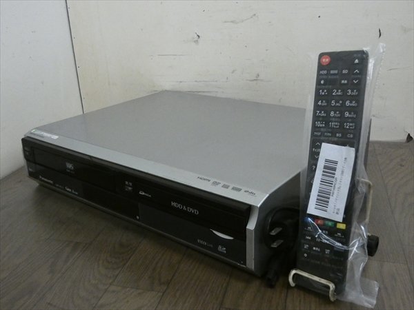 パナソニック/DIGA☆HDD/DVDレコーダー/VHS☆DMR-XP21V☆リモコン付 管CX35614