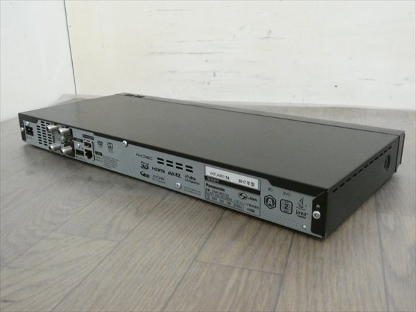 500GB☆17年☆パナソニック/DIGA☆HDD/BDレコーダー☆DMR-BRS530☆リモコン付☆3D対応機 管CX35620