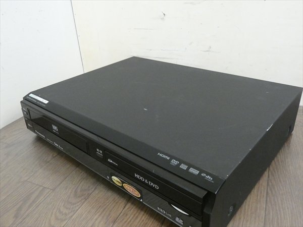 500GB☆パナソニック/DIGA☆HDD/DVD/VHSレコーダー☆DMR-XW41V☆リモコン付 管CX35522