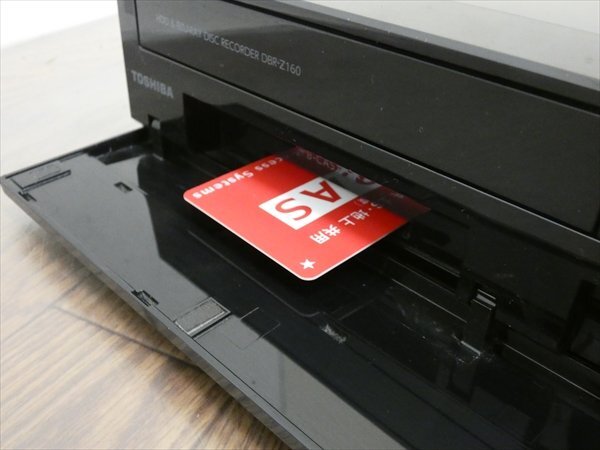 2TB☆12年☆東芝/REGZA☆HDD/BDレコーダー☆DBR-Z160☆リモコン付☆2番組同時録畫☆3D対応機 管CX35651
