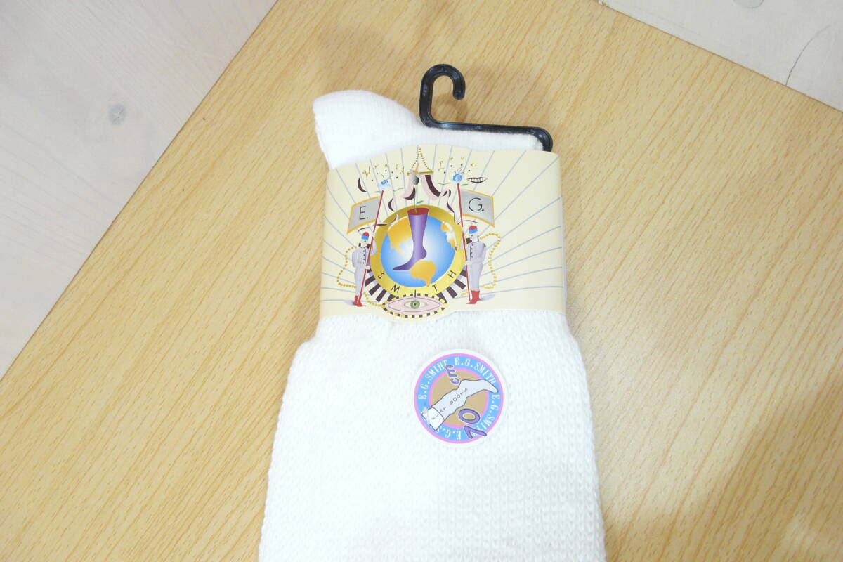 【レッグウェア★未使用品】E.G.SMITH◆スミス◆ルーズソックス◆ゴム抜きタイプ◆23-27cm◆極厚◆稀少な70cm丈◆平成ギャル◆_画像4