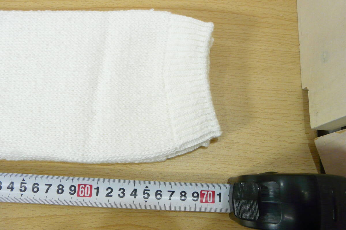 【レッグウェア★未使用品】E.G.SMITH◆スミス◆ルーズソックス◆ゴム抜きタイプ◆23-27cm◆極厚◆稀少な70cm丈◆平成ギャル◆_画像8