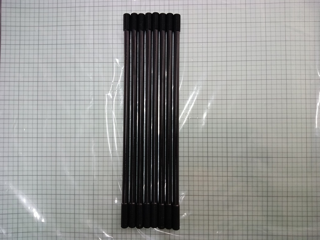 XS-1/XS650E/TX650/XS650SP 用 クロモリシリンダー スタッドボルト ８本 SET 検）新品 リプロ スタット 廃盤 エンジン ボルト XS TX 650_画像1