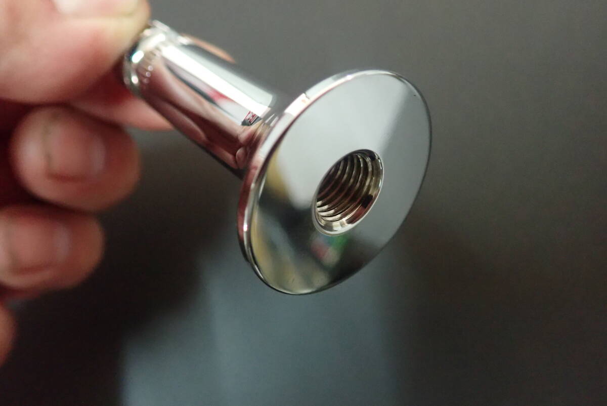 ZⅡタイプ 小径ウインカーステー（長さ／ショート）メッキ【新設計・特注】 検）Z1 Z2 当時 カスタム 58cm 小さい テーパー ステー_画像4