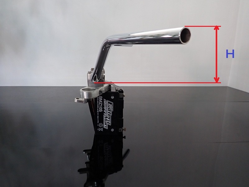 【新品/スプライン無し】CB750 K2コンパクトハンドル　ミニハンドル 縮小 縮尺ハンドル　検）CB750Four K リサイズ ノーマル 狭い 小さい_画像5