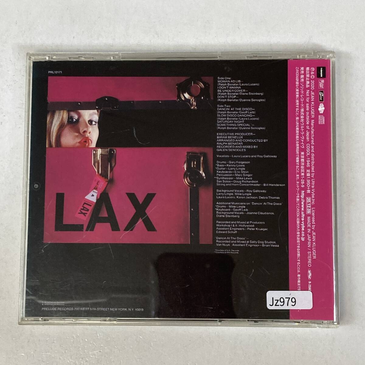 Jz979 CD *L.A.X.* L.A.X. _画像2