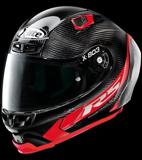 展示品特価！NOLANノーラン X-LITE X-803RS ULTRAカーボン ホットラップ レッド/Lサイズ フルフェイスヘルメット デイトナ【当店在庫あり】_画像1