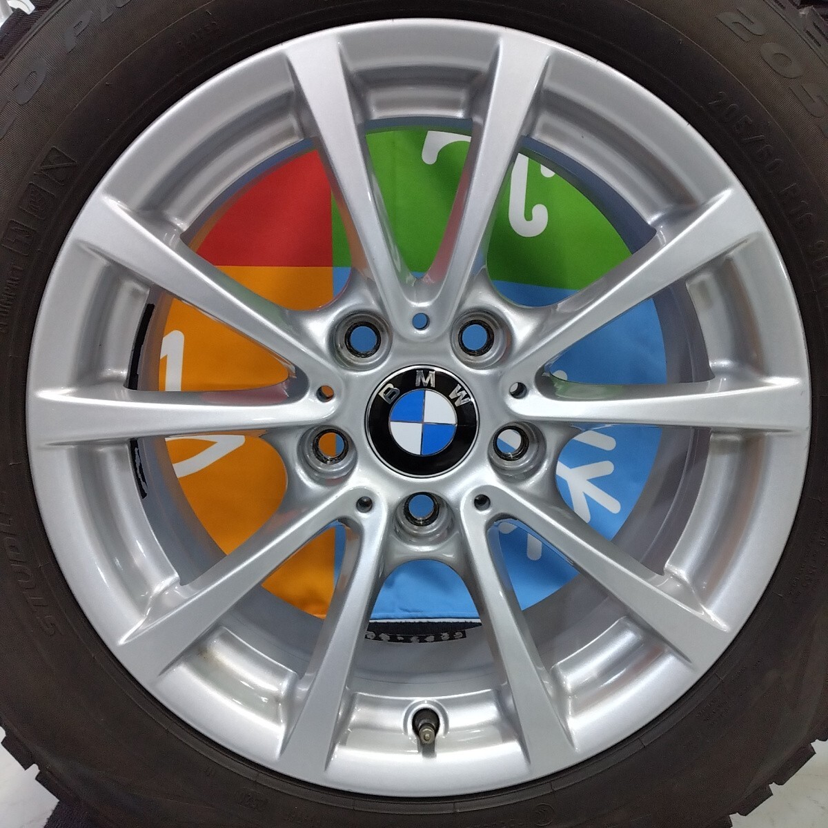 冬セット☆ＢＭＷ　3シリーズ　F30・F31 純正☆Vスポークスタイリング390☆NEXEN☆新品スタッドレスタイヤ☆205/60R16☆冬準備はお早めに_画像1