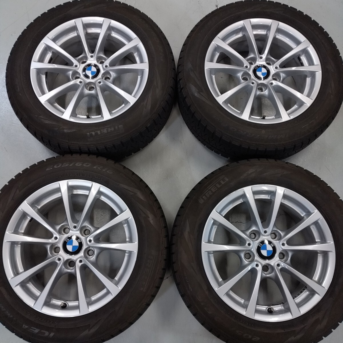 冬セット☆ＢＭＷ　3シリーズ　F30・F31 純正☆Vスポークスタイリング390☆NEXEN☆新品スタッドレスタイヤ☆205/60R16☆冬準備はお早めに_画像2