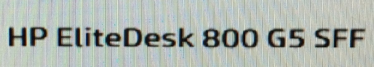 MI2402Y【第9世代Core i9/メモリ16GB/1円～】HP EliteDesk 800 G5 SFF CPU:Intel(R) Core(TM) i9-9900 CPU @ 3.10GHz SSD:512GB HDD:1TB D