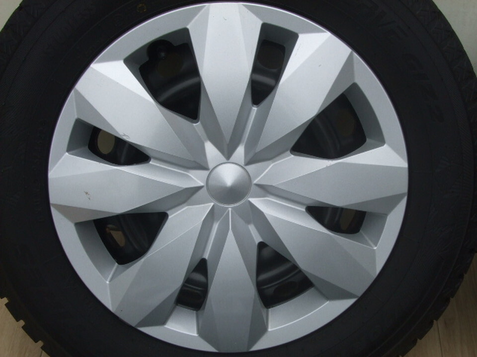 トヨタ純正ホイール NHP10 アクア ヴィッツ 5J 100 +39 2022年製 165/70R14 4本 会社宛 福山通運営業所止 送料安い A12_画像2