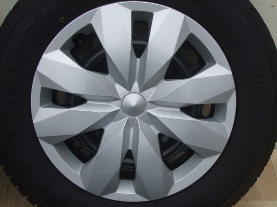 トヨタ純正ホイール NHP10 アクア ヴィッツ 5J 100 +39 2022年製 165/70R14 4本 会社宛 福山通運営業所止 送料安い A12_画像3