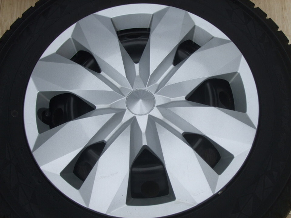 トヨタ純正ホイール NHP10 アクア ヴィッツ 5J 100 +39 2022年製 165/70R14 4本 会社宛 福山通運営業所止 送料安い A12_画像5