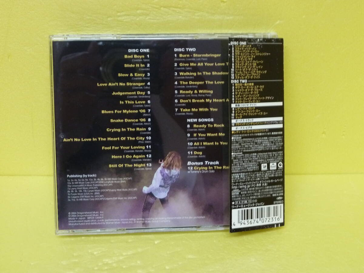 グレイテスト・ヒッツ・ライヴ ‐ +4 NEW SONGS - [CD] ホワイトスネイク　　9/5545_画像4