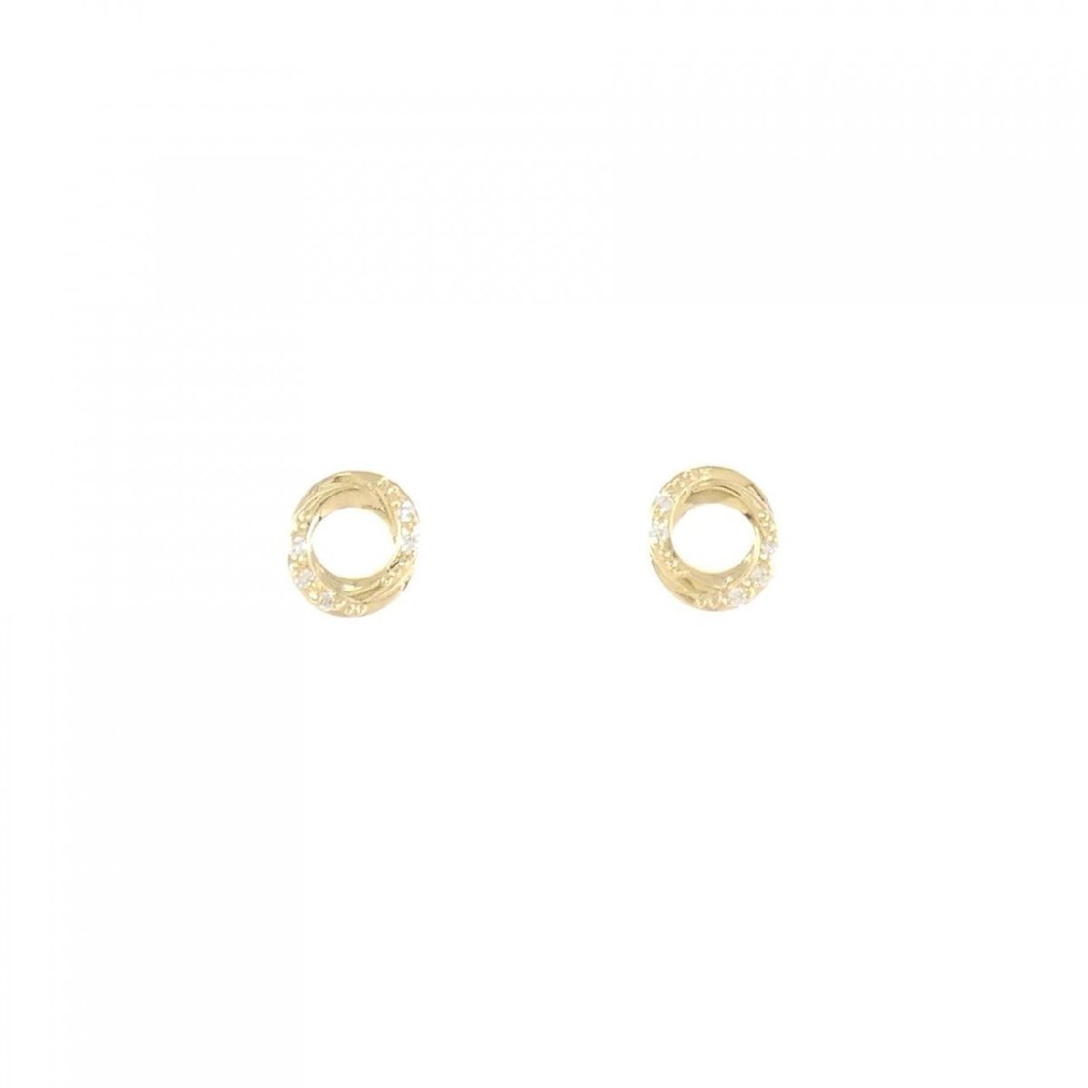 4゜C ダイヤモンド ピアス_画像1