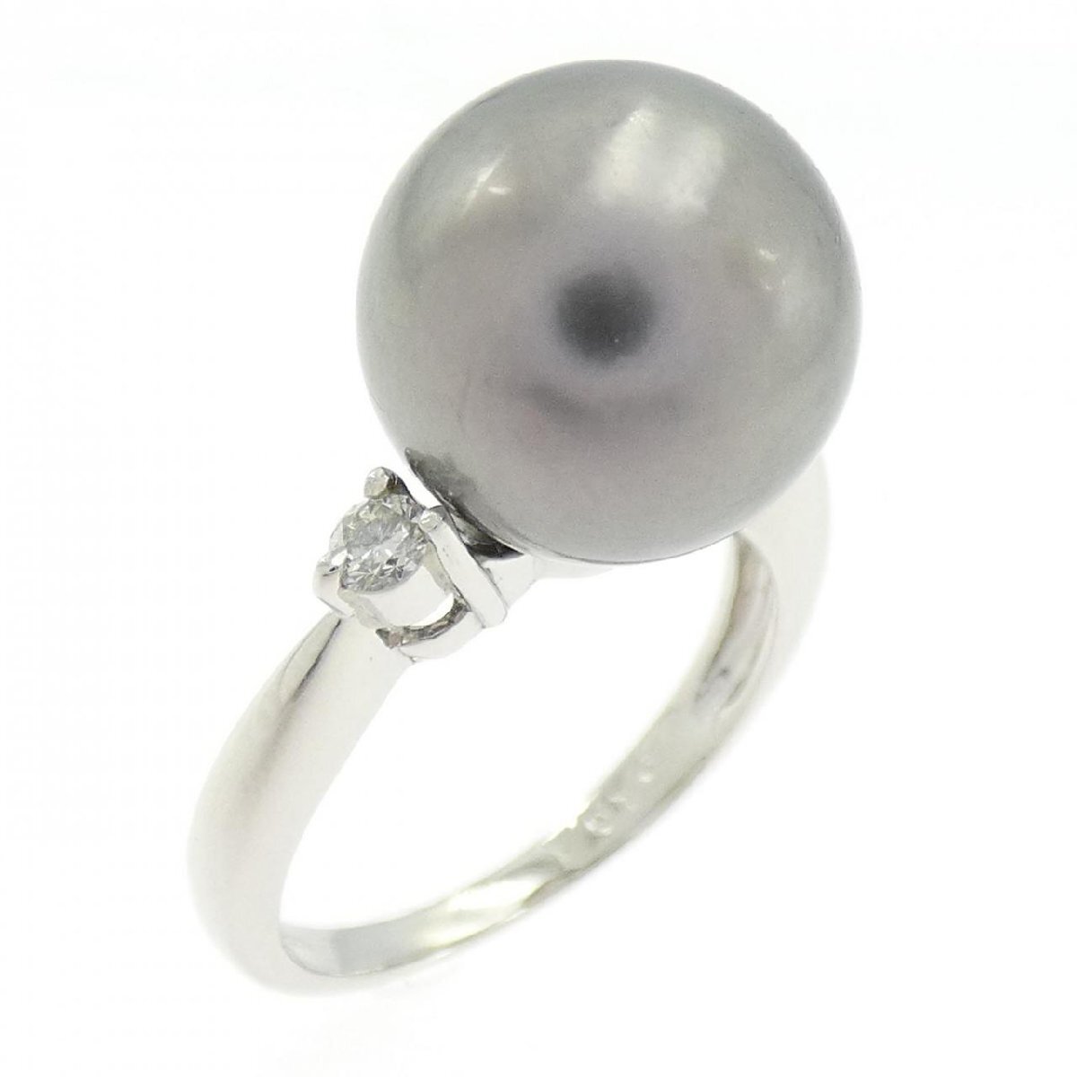 PT900 黒蝶パール リング 11.4mm