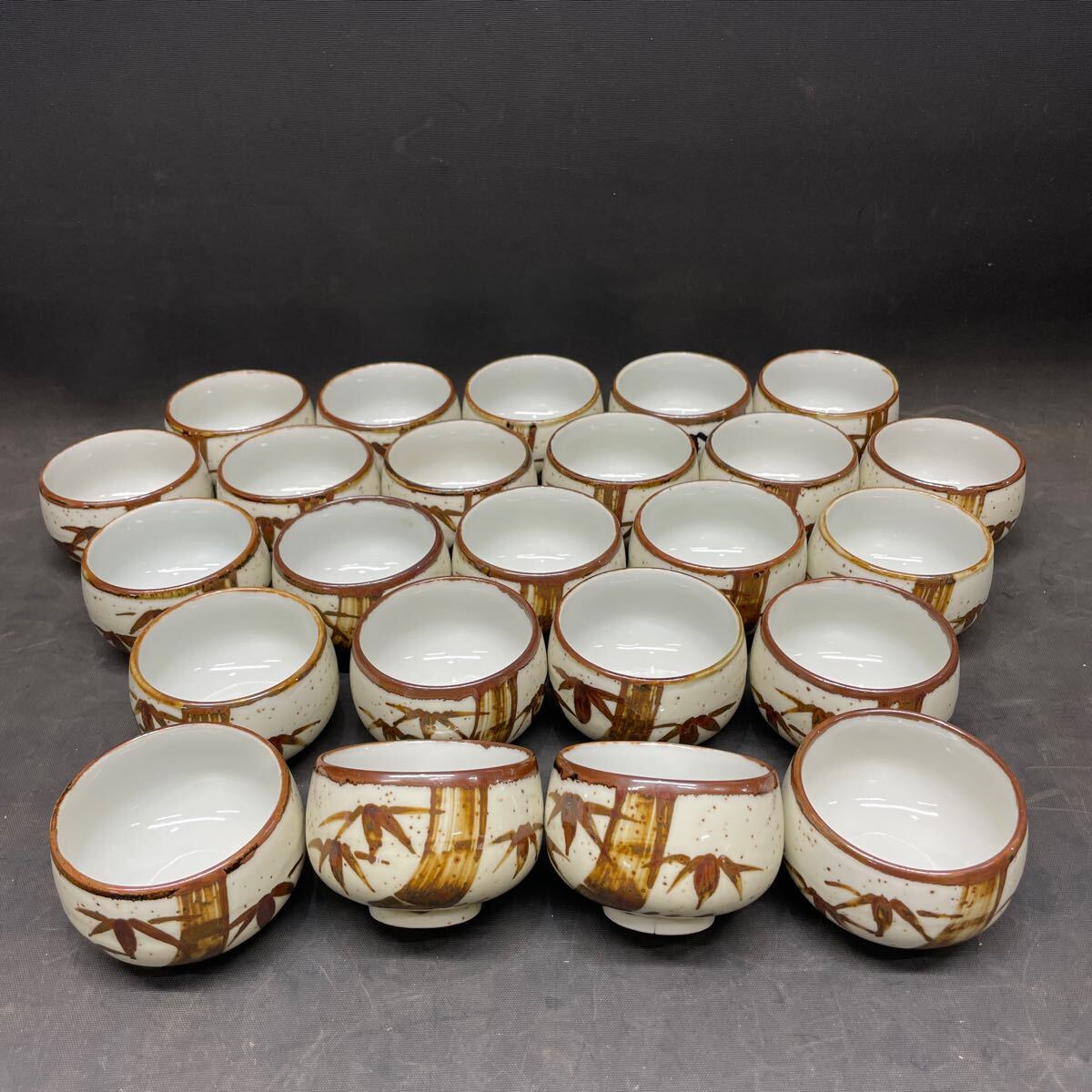 G2853 [ горячая вода .24 покупатель совместно ] кружка горячая вода . чашка много суммировать комплект жарение предмет керамика 25 шт. комплект магазинный для бизнеса б/у 