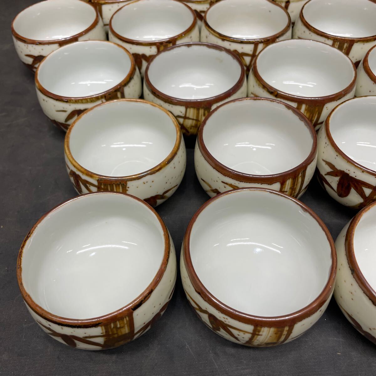 G2853 [ горячая вода .24 покупатель совместно ] кружка горячая вода . чашка много суммировать комплект жарение предмет керамика 25 шт. комплект магазинный для бизнеса б/у 