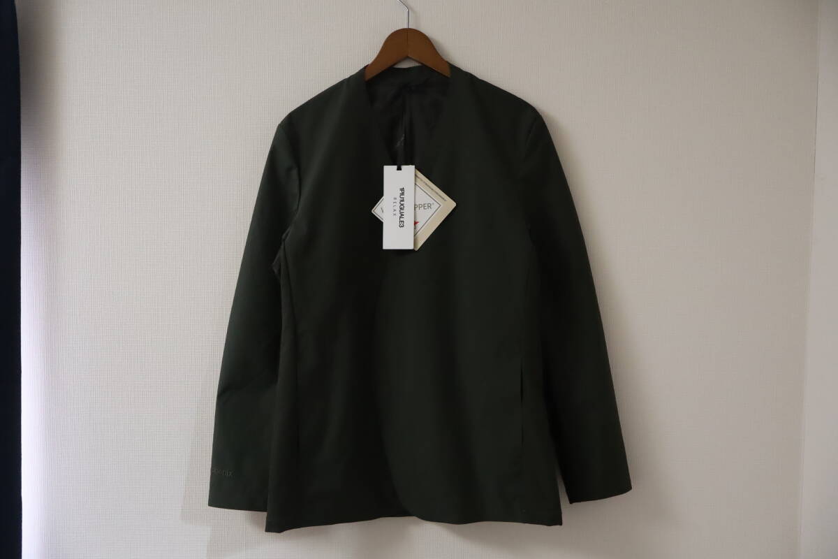 ☆1PIU1UGUALE3 RELAX×＋phenix/ウノピュウーノ×プラスフェニックス☆未使用 1円スタート！！ノーカラージャケット サイズ：L GORE-TEX_画像1