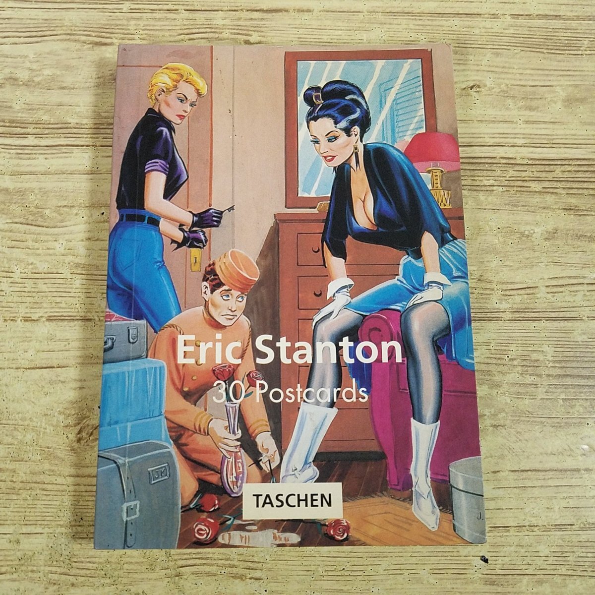 ポストカード[エリック・スタントン ポストカードブック Eric Stanton Postcard Book] 30枚 イラスト 画集 アングラ フェティッシュアート_画像1