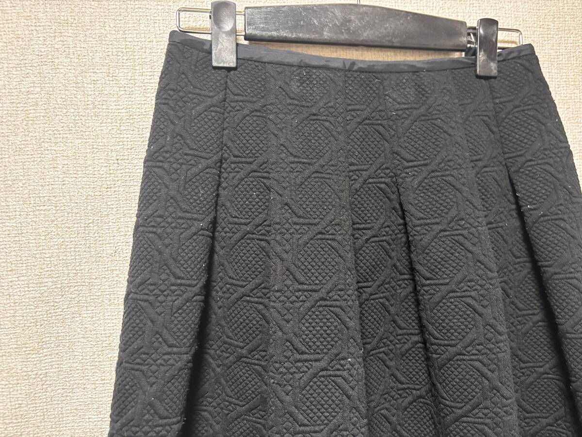 d4667◆FIGNOタックスカート38黒_画像4