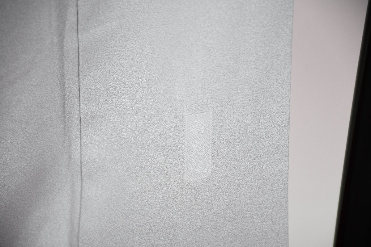 色留袖 結婚式 鴛鴦 金紗 寿光織 正絹 身丈155cm 裄丈64cm ★着物 e-1405 桜庭呉服店_画像5