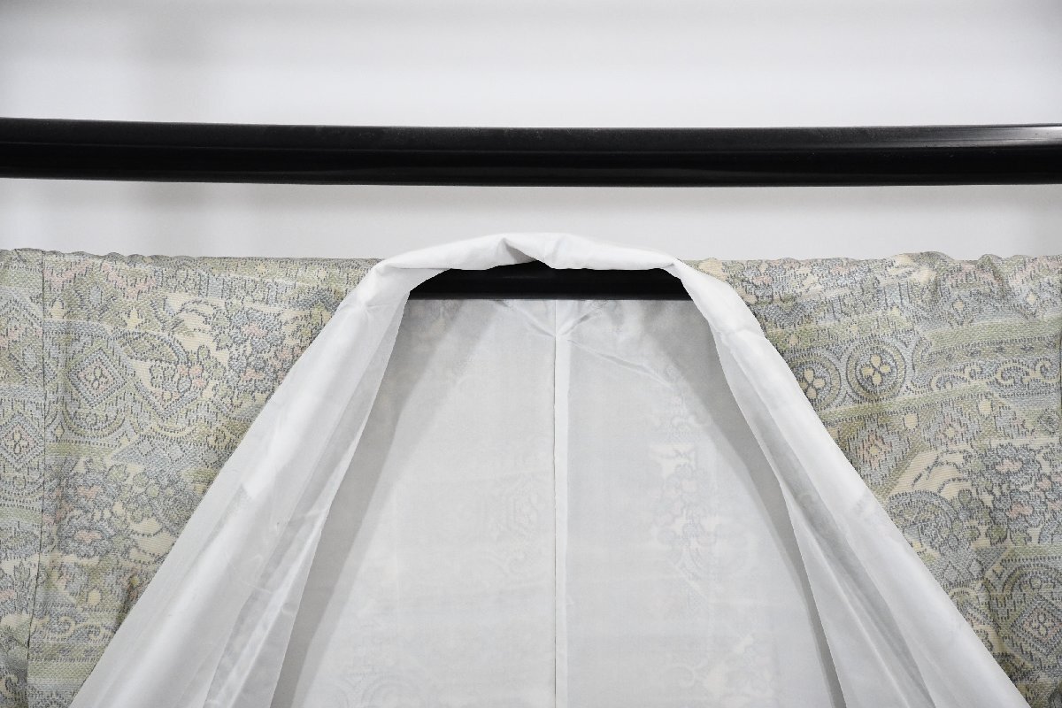 大島紬 正絹 和更紗 身丈157cm 裄丈66cm ★着物 pb-3599 桜庭呉服店_画像10