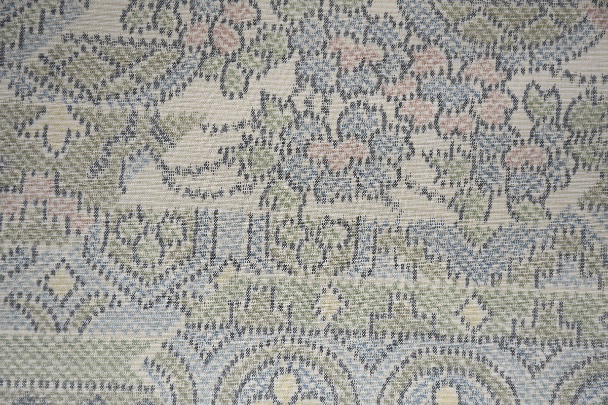 大島紬 正絹 和更紗 身丈157cm 裄丈66cm ★着物 pb-3599 桜庭呉服店_画像5