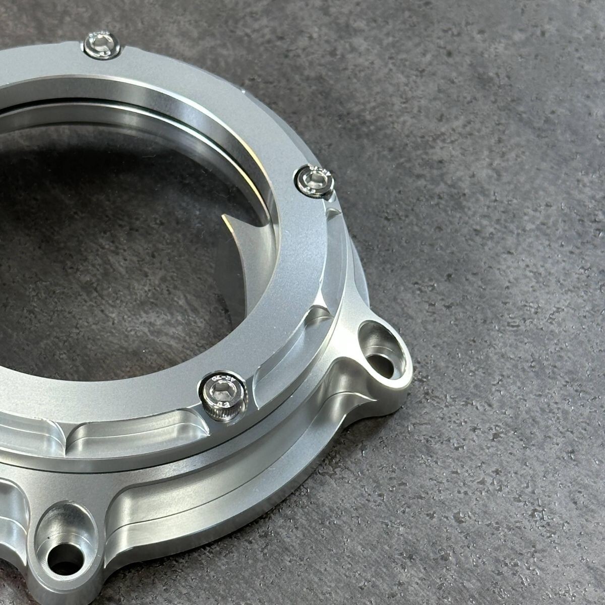 ウォーターポンプ カバー スケルトン V-MAX 1200 アルミビレット VMAX YAMAHA ヤマハ 透明 エンジン Oリング xp699